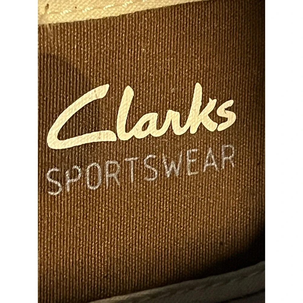 Clarks Men Torbay Chocolate Brown Suede Slip On Loafer 10.5 Sneaker Hipster READ